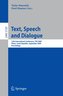 Text, Speech and Dialogue