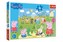 Puzzle Prasátko Peppa/Peppa Pig Šťastný den 60x40cm 15 dílků v krabičce 40x26x4,5cm 24m+