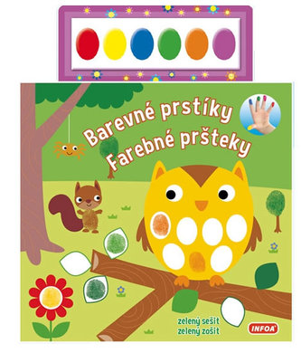 Barevné prstíky - zelený sešit
