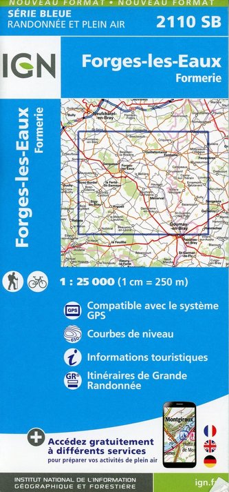 Forges-les-Eaux-Formerie 1:25 000
