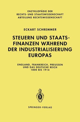 Steuern und Staatsfinanzen während der Industrialisierung Europas