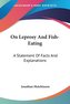 On Leprosy And Fish-Eating