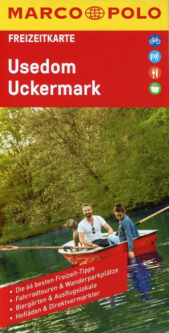 MARCO POLO Freizeitkarte Usedom, Uckermark 1:100 000