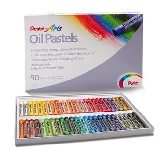 Olejové pastely Pentel Artist 50 ks