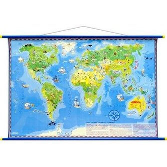 Mapa ścienna - Świat Młodego Odkrywcy