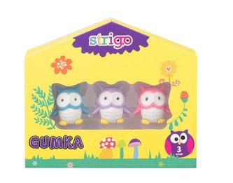Gumki zwierzątka Sowa STRIGO