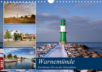 Urlaub in Warnemünde (Wandkalender 2021 DIN A4 quer)