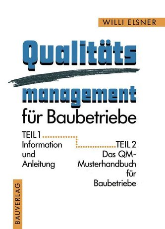 Qualitäts management für Baubetriebe