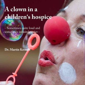 A clown in a children's hospice