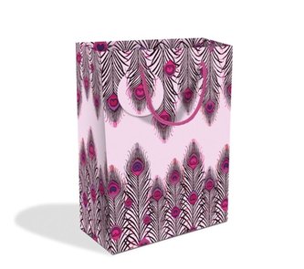 Torebka ozdobna średnia Peacock heart