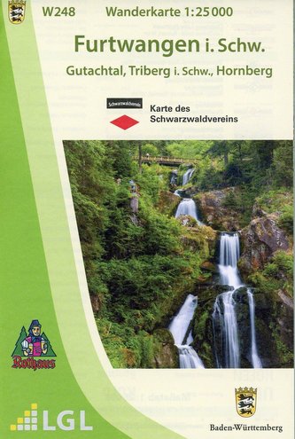Wanderkarte 1:25 000 Furtwangen i. Schw.