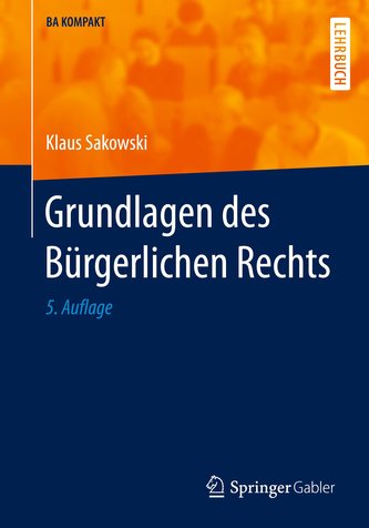 Grundlagen des Bürgerlichen Rechts