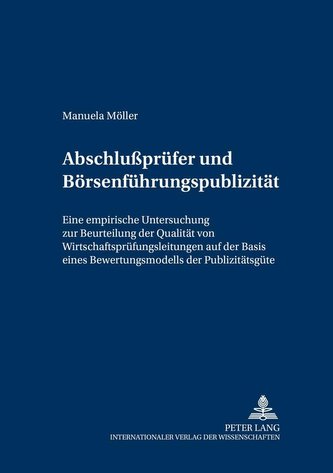 Abschlussprüfer und Börseneinführungspublizität