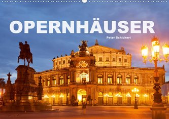 Opernhäuser (Wandkalender 2021 DIN A2 quer)