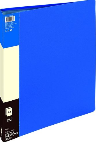 Teczka ofertowa 60 koszulek niebieska GRAND