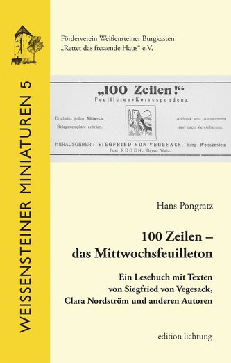 100 Zeilen - das Mittwochsfeuilleton
