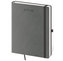 Diář 2018 - Flexies/týdenní B6/tmavě šedý  s gumičkou a poutkem na propisku
