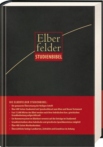 Elberfelder Studienbibel, Leder anthrazit