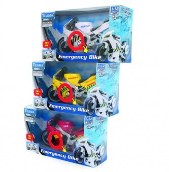 Motocykl ratunkowy 1:12 czerwony