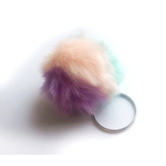 GoGoPo - Breloczek pompon pastelowy