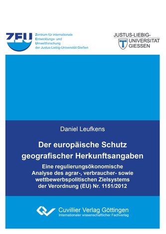 Der europäische Schutz  geografischer Herkunftsangaben