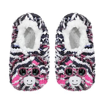 TY Fashion Zoey - Cekinowe pantofle Zebry
