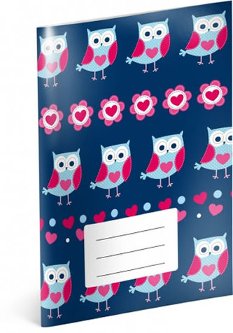 Sešit - Sovičky, nelinkovaný, 40 listů, A5
