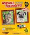 Wypukła malowanka Psy - Yorkshire terrier + Mops