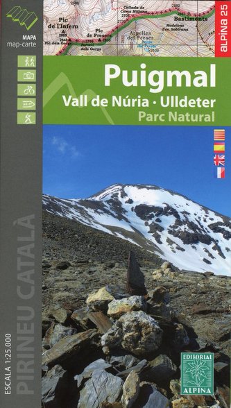 Puigmal-de Nuria 1:25000
