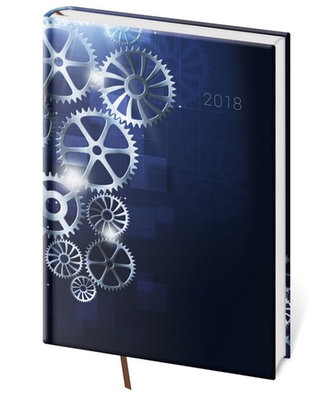 Diář 2018 - Vario/týdenní A5/Blue