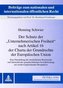Der Schutz der 'Unternehmerischen Freiheit' nach Artikel 16 der Charta der Grundrechte der Europäischen Union
