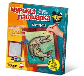 Wypukła Malowanka Ryba - Szczupak