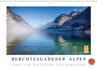 Berchtesgadener Alpen - Land von Watzmann und Königssee (Wandkalender 2021 DIN A3 quer)