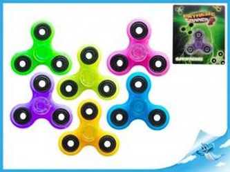 Extreme Spinner růžový - svítící ve tmě