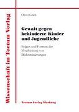Gewalt gegen behinderte Kinder und Jugendliche