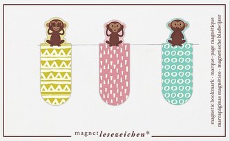 Zakładki Magnetyczne - Małpki