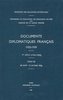 Documents diplomatiques français