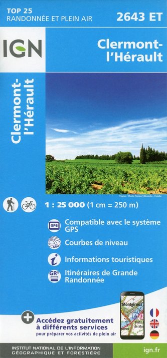 Clermont-L'Herault 1:25 000