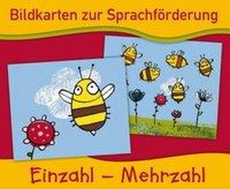 Bildkarten zur Sprachförderung: Einzahl - Mehrzahl