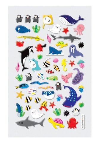 Mini naklejki Itsy bitsy Morskie zwierzęta