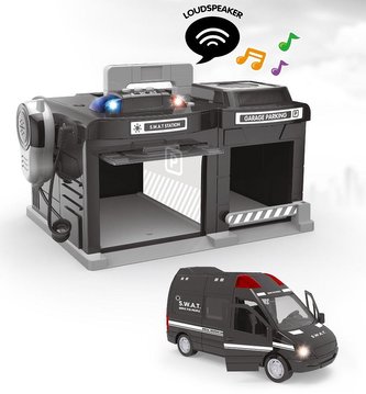 Parking SWAT ze światłem i dźwiękiem