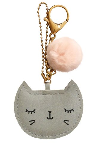 Brelok pompon Kot