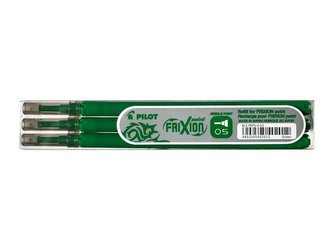 Náplň gumovací PILOT Frixion 0,5 mm/3 ks Micro hrot - zelená