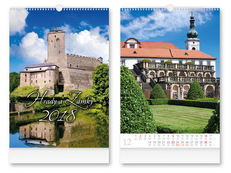 Hrady a zámky 2018 - nástěnný kalendář