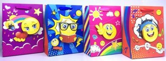 Torebka ozdobna 3D pionowa duża Buźka