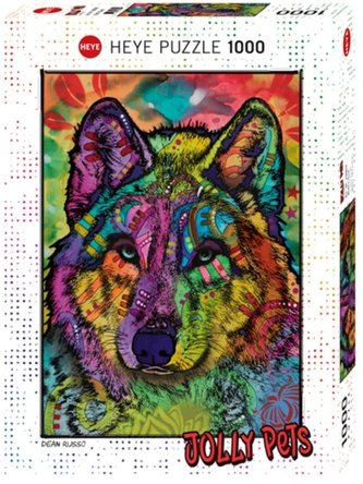 Puzzle 1000 Wilk, Jolly Pets