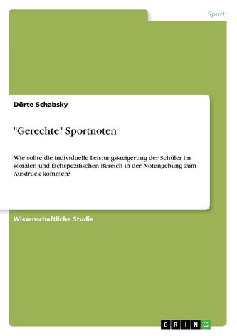 \"Gerechte\" Sportnoten