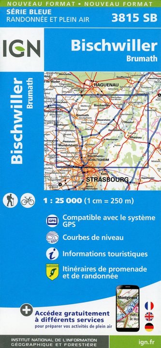 Bischwiller-Brumath 1:25 000