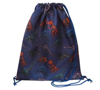 Worek na buty niebieski Dinozaury