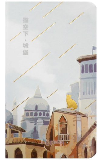 Notes A6/96K Kot na dachu